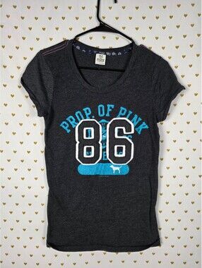 Victorias Secret PINK Vintage y2k Property Of Tee Shirt Cotton LARGE